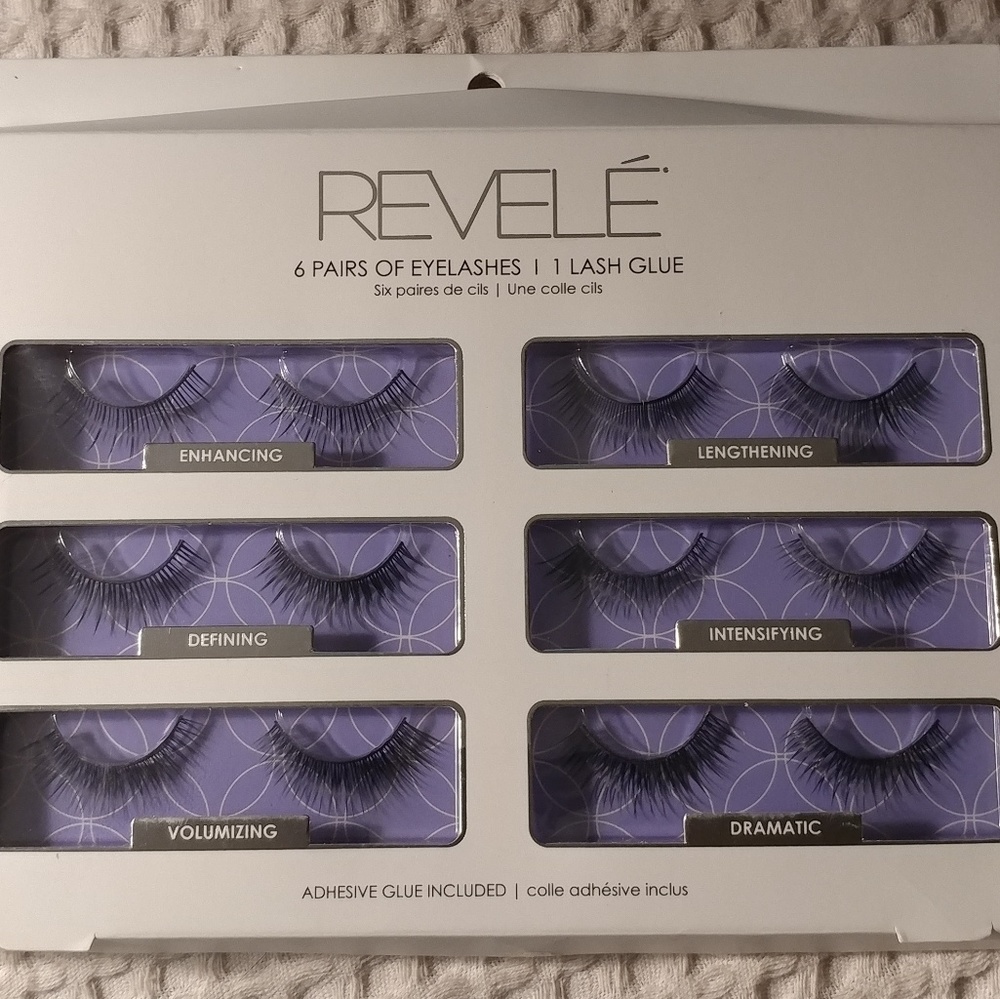 Brand New 6 Pair of False Lashes by Revelé!